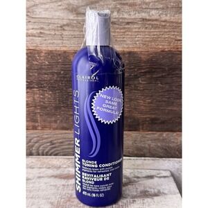 Clairol Shimmer Lights Conditioner 16oz | Blonde Toning Hair Care 🎁GIFT IDEA